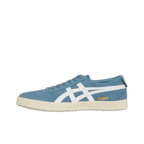 Onitsuka Tiger Износостойкие и Легкие Низкие Кроссовки для Скейтбординга Унисекс Синие