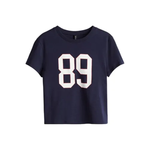 H&M Морской синий Женские Футболки