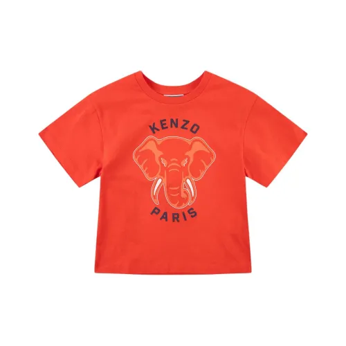 KENZO T-рубашка FW23 Ярко-красная Детская