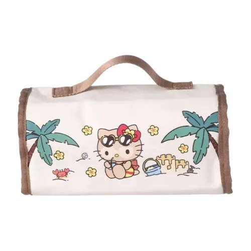 Miniso HELLO KITTY collaboration Хлопок Путешествие Хранение Сумка Женская Коричневая