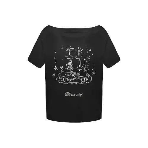 ELEVEN SLEEP Стандартная T-рубашка Женская