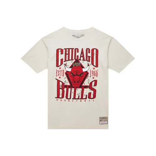 Mitchell Ness Белая Унисекс Футболка