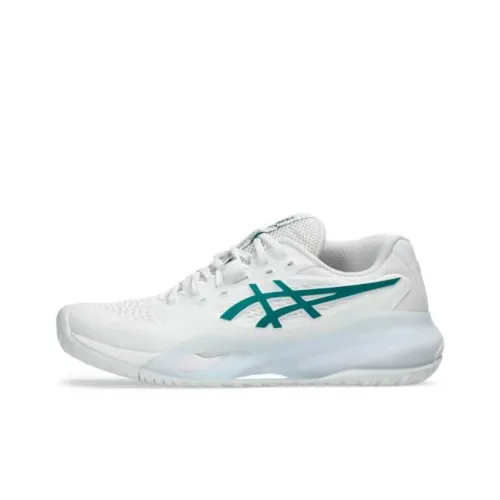 Asics GEL RESOLUTION X Теннисные Кроссовки Низкие Бело-Зеленые Женские