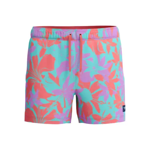 Speedo Розовый Оранжевый Мужские Пляжные Шорты