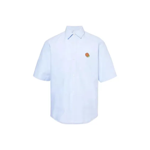 KENZO Небесно-голубой Мужские Рубашки