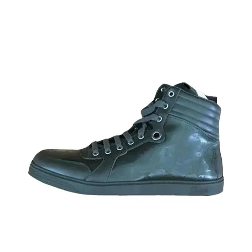 GUCCI Высокие кроссовки для скейтбординга Мужские Армейский зеленый