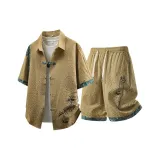 Абрикосовый топ и шорты абрикосового цвета