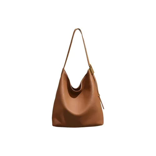 H YXIANG Сумка через плечо из натуральной коровьей кожи Женская Золотисто-коричневая