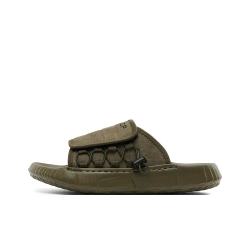FAPAI Слипоны Мужские Оливково-зеленые
