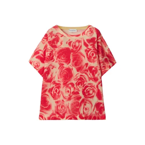 Burberry Красный Kids Т-рубашки