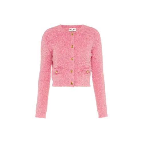 MIU MIU Розовый Женские Короткие Топы