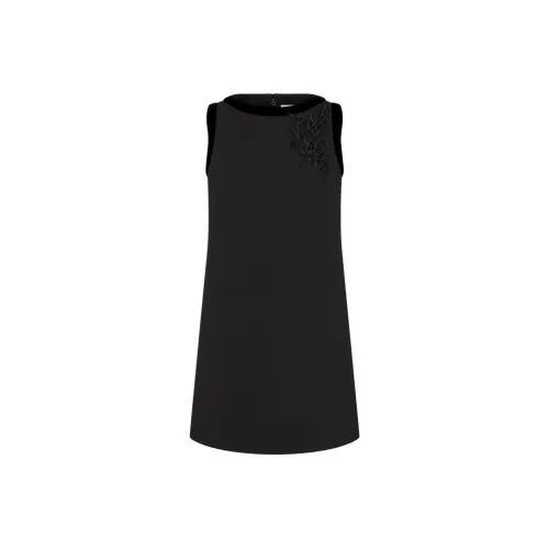 DIOR Черные Женские Платья без Рукавов
