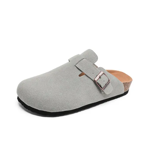 MPZY Антизапахивающие Устойчивые к истиранию Домашние тапочки Унисекс Бетон Серый