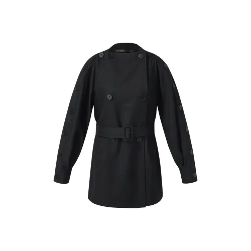 GOELIA 00B Черный Женская тренч