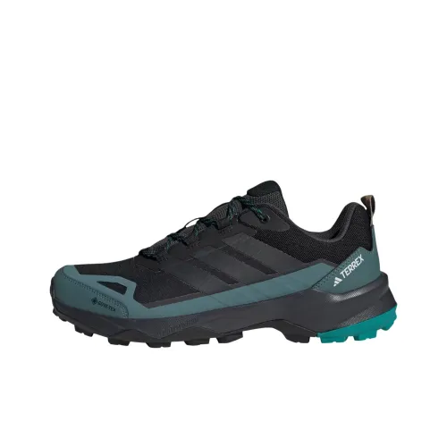 adidas Terrex Skychaser Аbrasion Resistant Низкий Топ Походная обувь Мужская Черный Зеленый