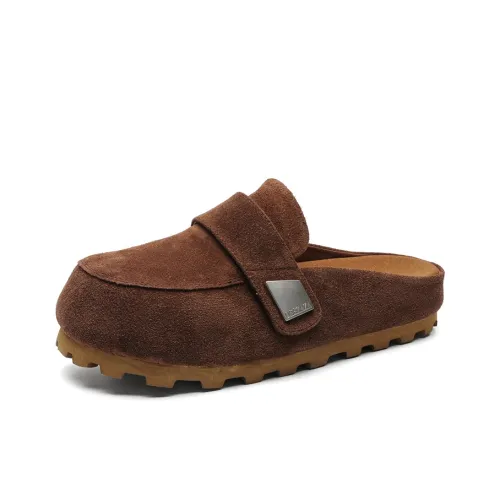 MPZY Антибактериальные тапочки для дома устойчивые к запахам унисекс коричневые