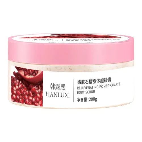 Han Luxi Factory Wholesale Гранатовый SEED Скраб Лосьон для тела для всей центральной части отшелушивающий