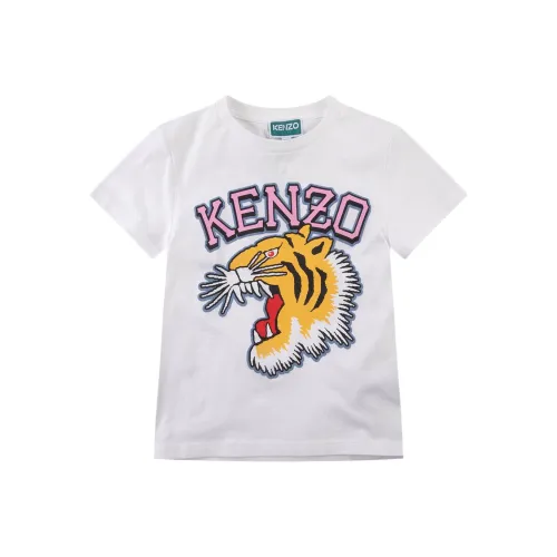 KENZO Белая Детская Рубашка