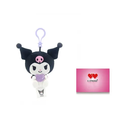 E Strong x Sanrio Kuromi My Melody Hello Kitty Heart Подвеска Куклы Плюшевая кукла 9 см Рекомендуемый рост