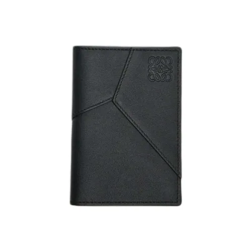 LOEWE Пазл Кожа Картхолдер Стандартный Мужской Черный