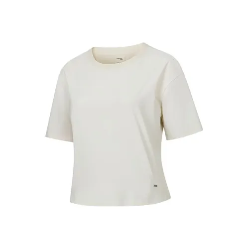 Saucony Кремово-белые Женские Футболки