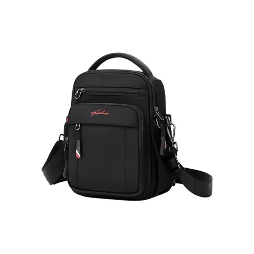 SEPTWOLVES Oxford Сумка через плечо Сумка на плечо Большая мужская Черная