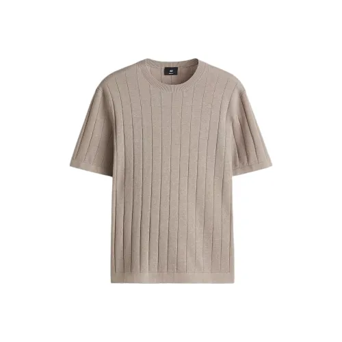 H&M Бежевые Мужские T-рубашки