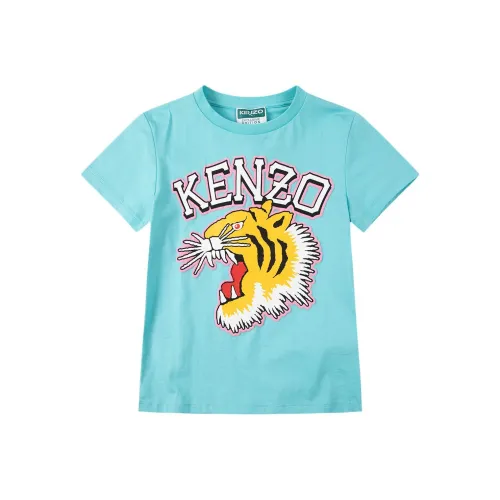KENZO Бирюзовые Детские Рубашки