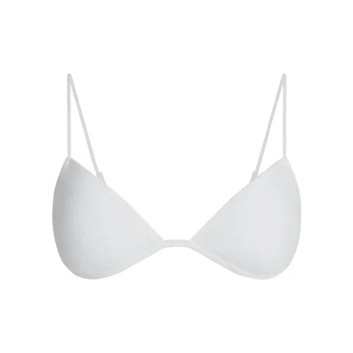 SKIMS SS25 Прозрачный Хлопок SKIMPY Треугольник Бюстгальтер Женский 1 Пачка