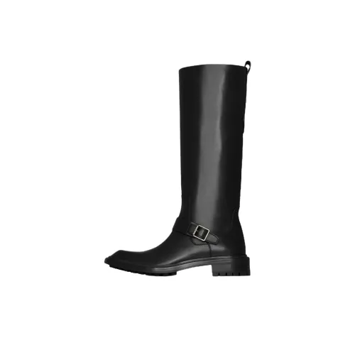 SAINT LAURENT Vadim высокие сапоги на колено Мужской Черный