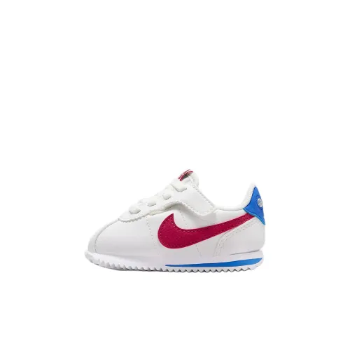 nike Cortez EasyOn Устойчивая к истиранию Низкая Обувь для малышей Белая Для младенцев и малышей