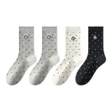 Светло-серый *2 + Молочно-белый + Черный [4 шт]