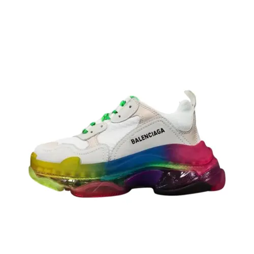 Balenciaga Triple S массивные кроссовки Low Top Белые Женские
