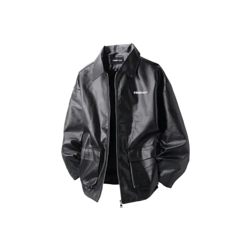 CRUSH KEY Кожа Куртка Унисекс