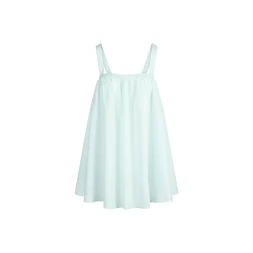 SKIMS SS25 Хлопок Voile Мини Платье Slip Платье Женское