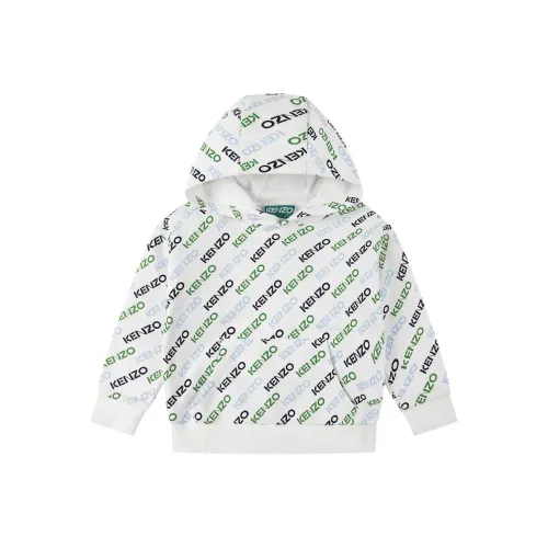 KENZO Толстовка SS24 Серый Белый Детский