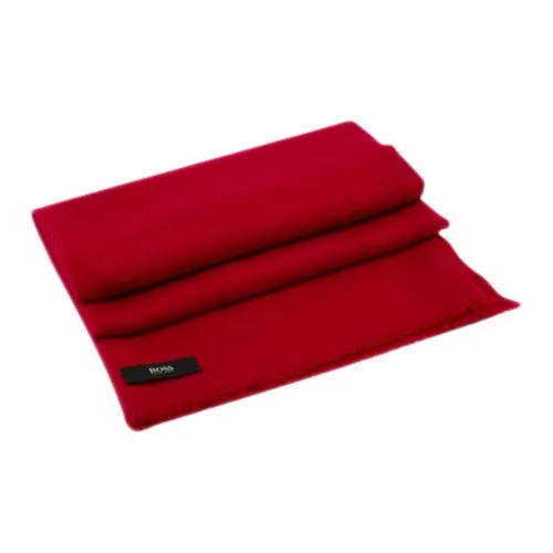 Hugo Boss Шерсть Палантины Унисекс Красный