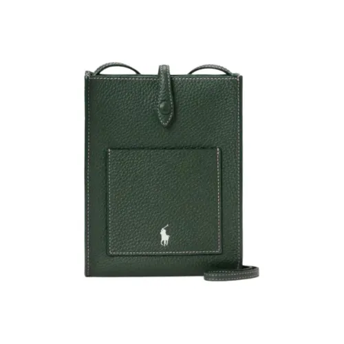 Polo Ralph Lauren Кожа Сумка через плечо Женская Зеленая