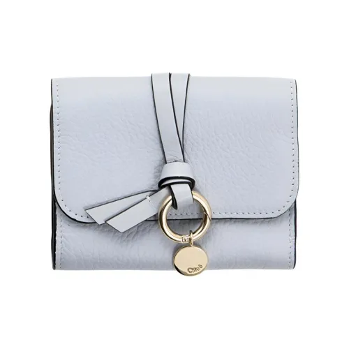 Chloe Кошелек из коровьей кожи Мини Женский Светло-серый