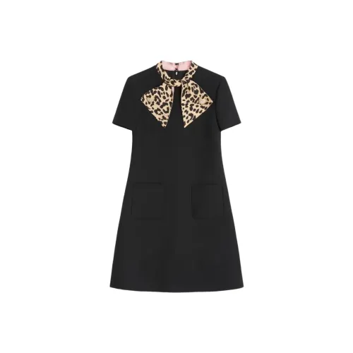 Valentino Fw25 Короткое платье с короткими рукавами женское