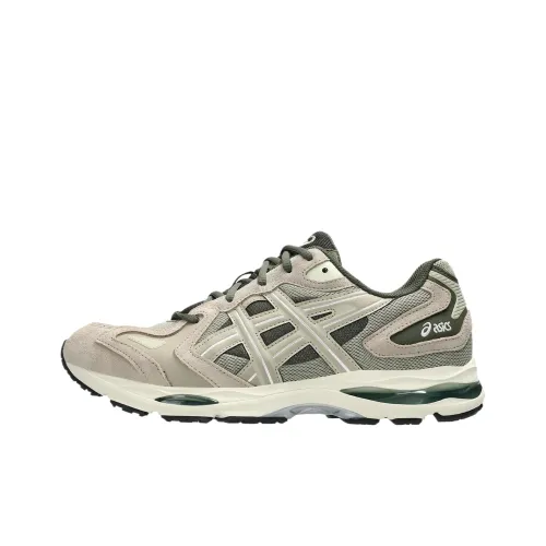 Asics Gel K1011 Амортизация Низкий Топ Беговые Кроссовки Унисекс Бежевый Коричневый