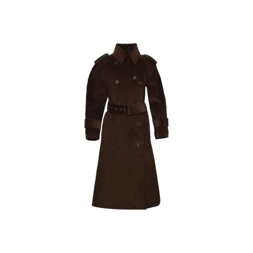 KHAITE Коричневое Женское Пальто