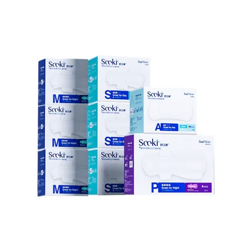 SHUWEIKANG Жаккард Трикотажный хлопок Одежда Комплект гигиенических прокладок Кожа дружественный Четырехкомпонентный набор