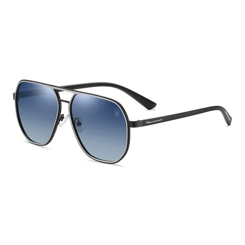 Maserati TR Memorial Plastic Metal Aviator Sunglasses Men's