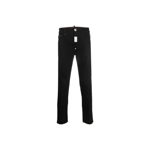 PHILIPP PLEIN Черные Мужские Джинсы