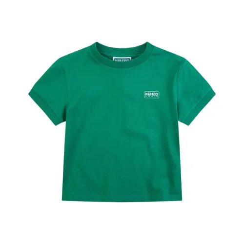 KENZO Зеленая Детская Рубашка T