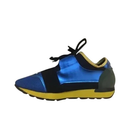 Balenciaga Race Runner Low Топ Повседневная обувь Мужская Синяя