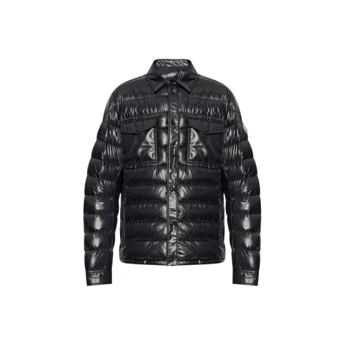 MONCLER Мужские синие куртки
