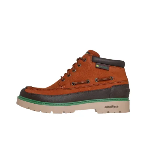 Skechers John Deere Устойчивый к истиранию Короткий Аутдор Мужской Коричневый