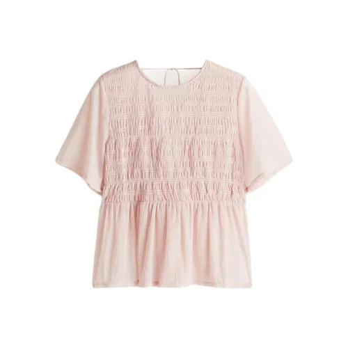 H&M Нежно-розовые Женские Рубашки